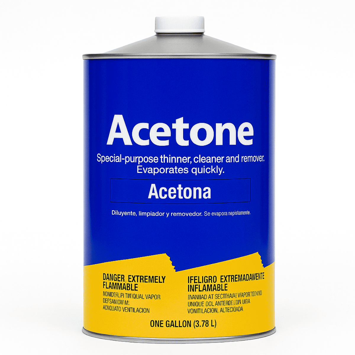 Acetone – 1 Gallon, 100% Pure Solvent Cleaner & Resin Thinner